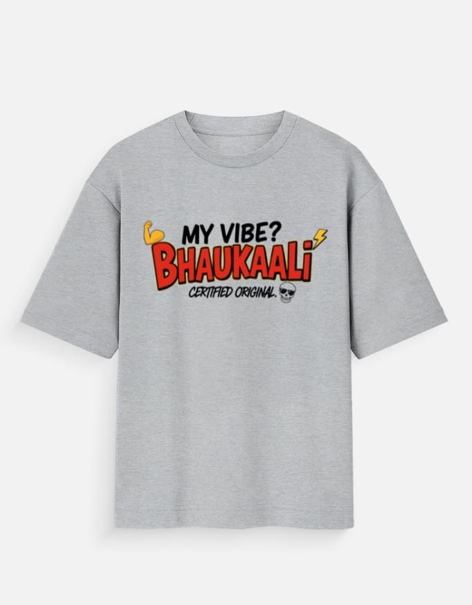 Unisex Oversized Standard T-Shirt : My Vibe - Image 4