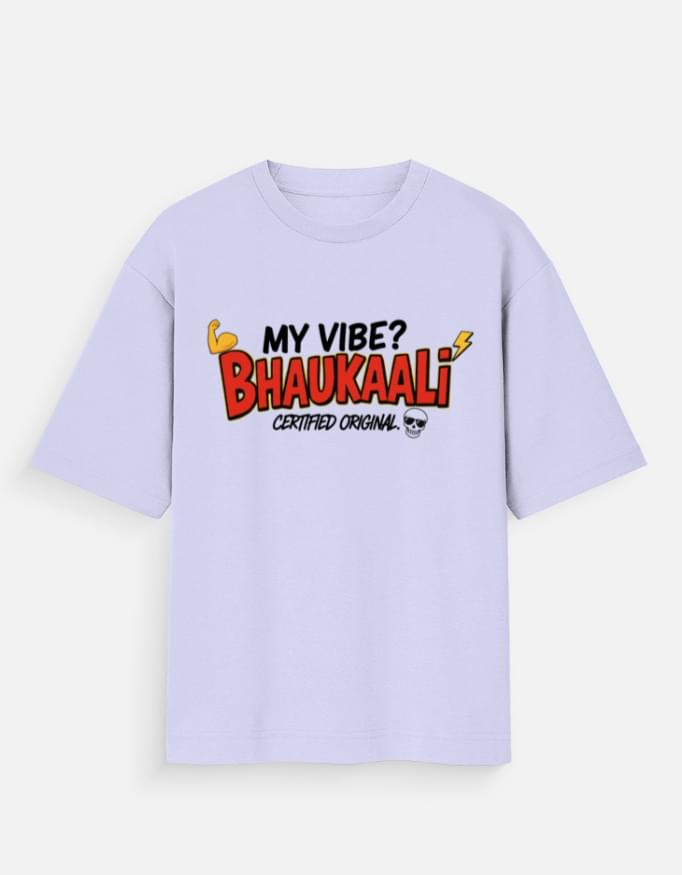 Unisex Oversized Standard T-Shirt : My Vibe - Image 5