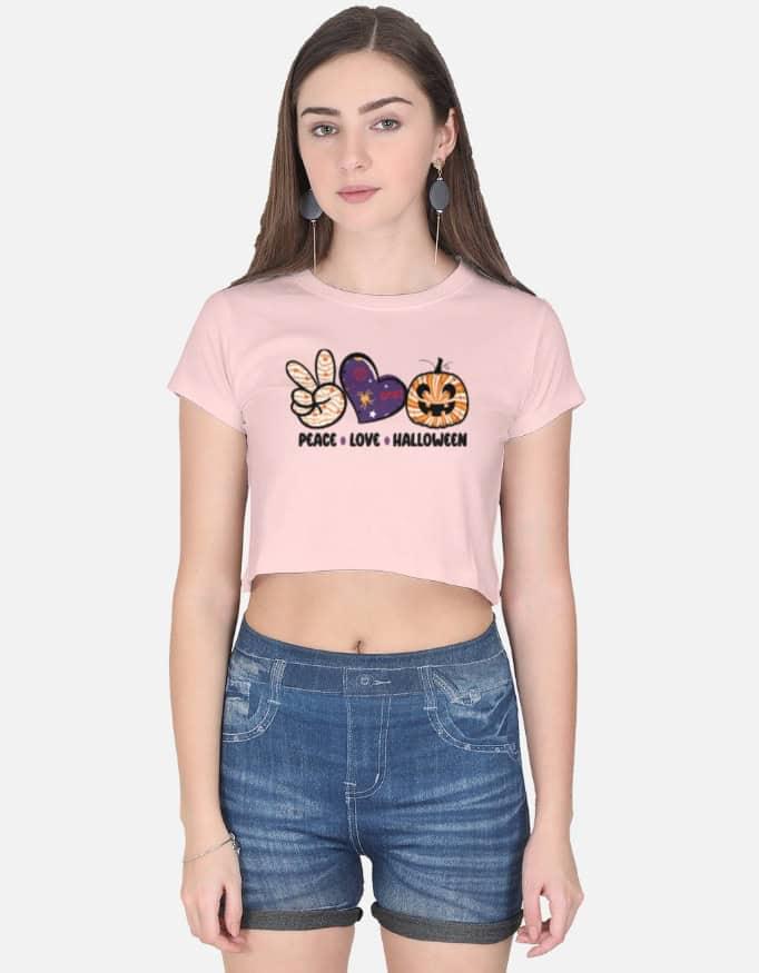 Crop Top "Boo-tifully Unamused"